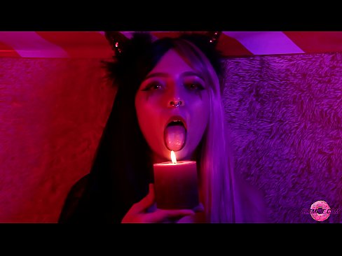❤️ Broche apaixonado de Sexy Succubus com preenchimento da boca Porno duro em nós